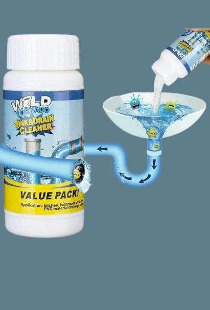 Drain Blockage Remover | Sink and Toilet Cleaner Powder(1 + 1 Offer)